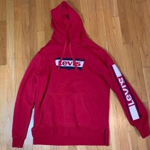 Levi’s Red Logo Pullover Hoodie